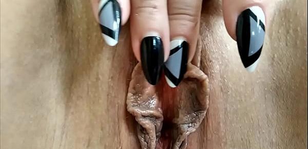Mature gaping pussy and dick in cunt close up ))